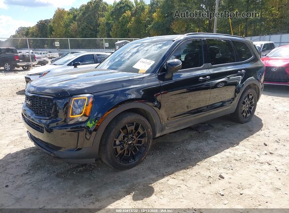 5XYP3DHC8NG203134 2022 KIA TELLURIDE Черный Передняя левая четверть