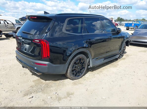 5XYP3DHC8NG203134 2022 KIA TELLURIDE Черный Задняя правая четверть
