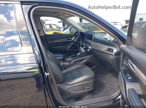 5XYP3DHC8NG203134 2022 KIA TELLURIDE Черный Вид салона спереди