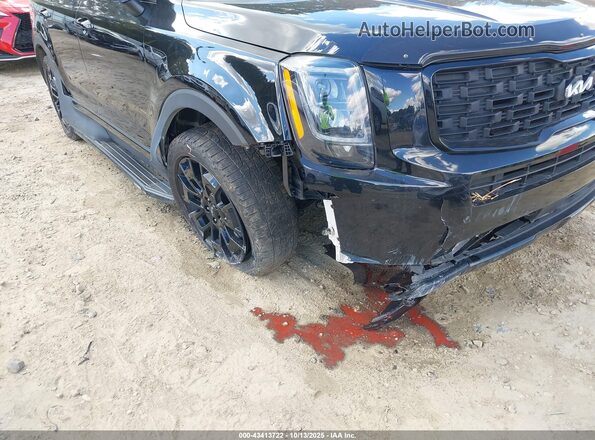 5XYP3DHC8NG203134 2022 KIA TELLURIDE Черный Вид спереди