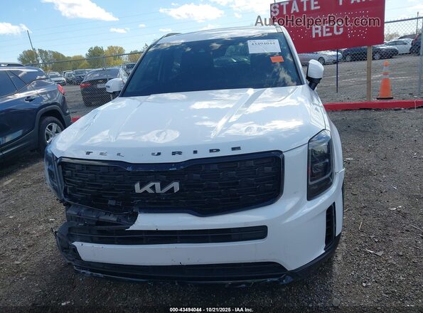 5XYP3DHC8NG322205 2022 KIA TELLURIDE White Սարքավորումների վահանակի տեսք
