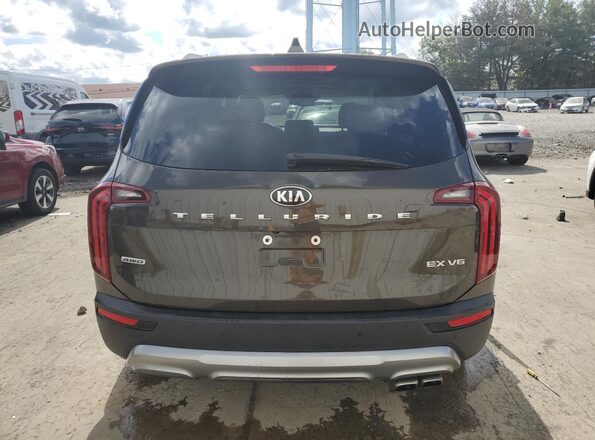 5XYP3DHCXLG058322 2020 KIA TELLURIDE Brown Rear view