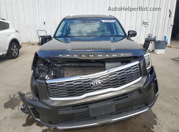 5XYP3DHCXLG058322 2020 KIA TELLURIDE Brown Front view