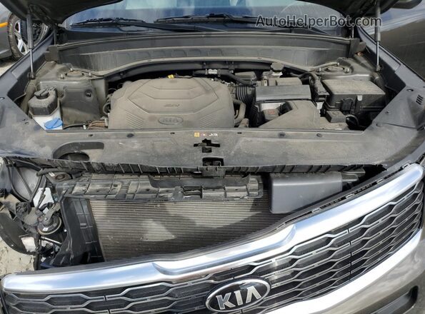 5XYP3DHCXLG058322 2020 KIA TELLURIDE Brown Rear interior view