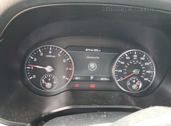 5XYP54HC4LG057354 2020 KIA TELLURIDE Brown Vista del cuadro de instrumentos