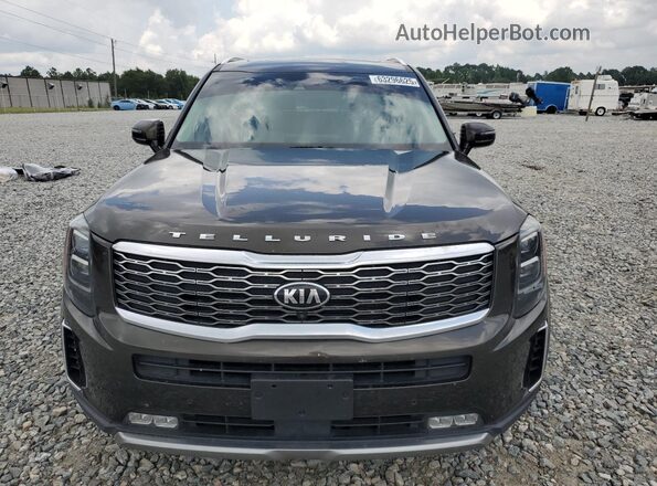 5XYP54HC4LG057354 2020 KIA TELLURIDE Brown Vista frontal