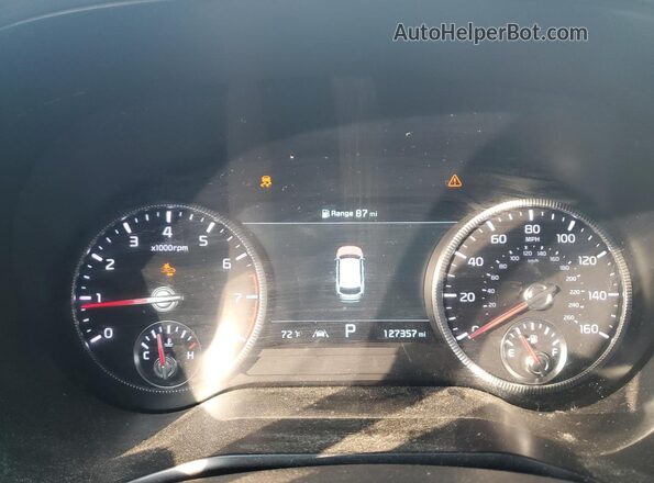 5XYP54HC5LG067584 2020 KIA TELLURIDE White ხელსაწყოთა პანელის ხედი