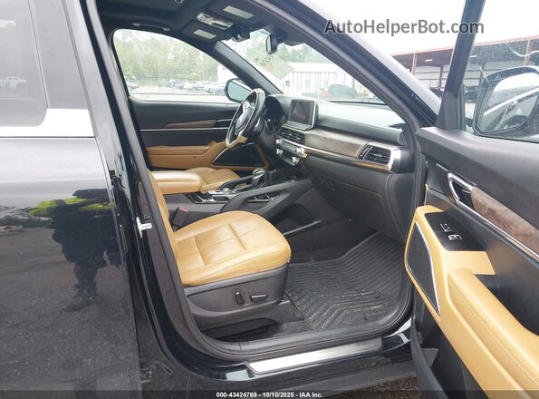 5XYP54HC7LG067750 2020 KIA TELLURIDE Black Вид салону спереду