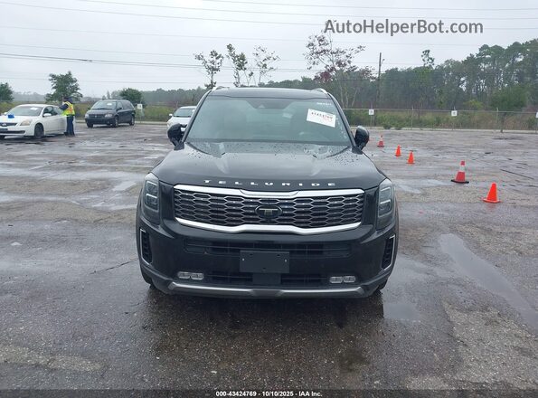 5XYP54HC7LG067750 2020 KIA TELLURIDE Black Вид щитка приладів