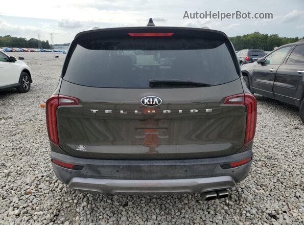 5XYP54HCXLG055558 2020 KIA TELLURIDE Tan Հետևի տեսք