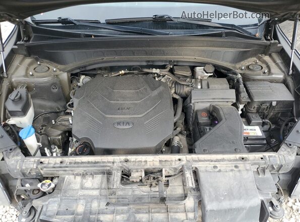 5XYP54HCXLG055558 2020 KIA TELLURIDE Tan Շարժիչի բաժամունքի տեսք