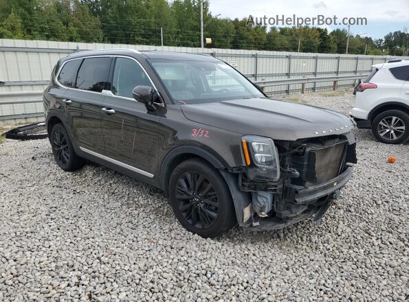 5XYP54HCXLG055558 2020 KIA TELLURIDE Tan Առջևի աջ
