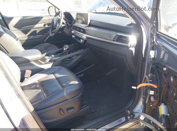 5XYP5DHC0MG097366 2021 KIA TELLURIDE Gray Vista interior delantera