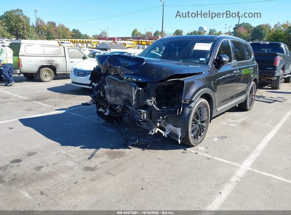 5XYP5DHC1LG082907 2020 KIA TELLURIDE Коричневый Передняя левая четверть