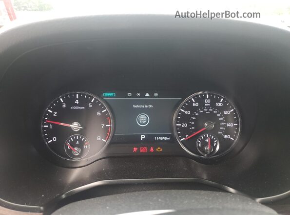5XYP5DHC2LG055585 2020 KIA TELLURIDE Черный Вид щитка приборов