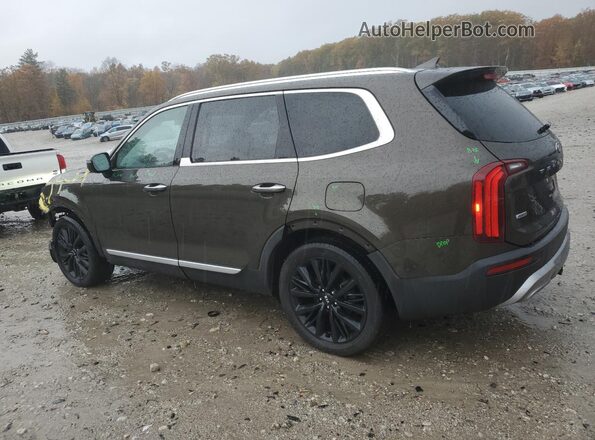 5XYP5DHC3LG062755 2020 KIA TELLURIDE Зеленый Задняя левая четверть