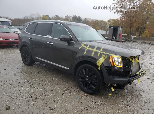 5XYP5DHC3LG062755 2020 KIA TELLURIDE Зеленый Передняя правая четверть