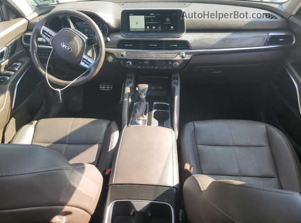 5XYP5DHC6LG024601 2020 KIA TELLURIDE Black Dashboard view