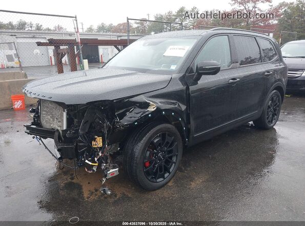 5XYP5DHC6NG309625 2022 KIA TELLURIDE Black Передня ліва чверть