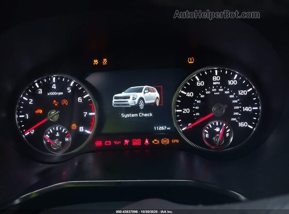 5XYP5DHC6NG309625 2022 KIA TELLURIDE Black Вид задніх сидінь