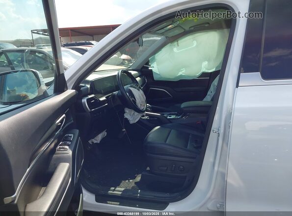 5XYP64GC2PG362386 2023 KIA TELLURIDE Белый Вид салона спереди