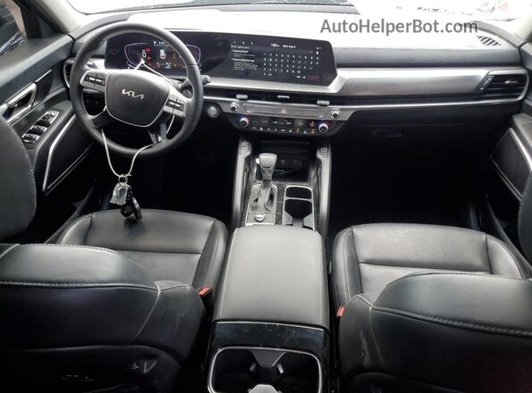5XYP64GC4PG388892 2023 KIA TELLURIDE Black Առջևի վահանակի տեսք