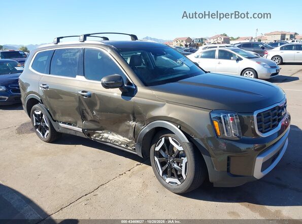 5XYP64GC4RG502067 2024 KIA TELLURIDE Brown წინა ხედი
