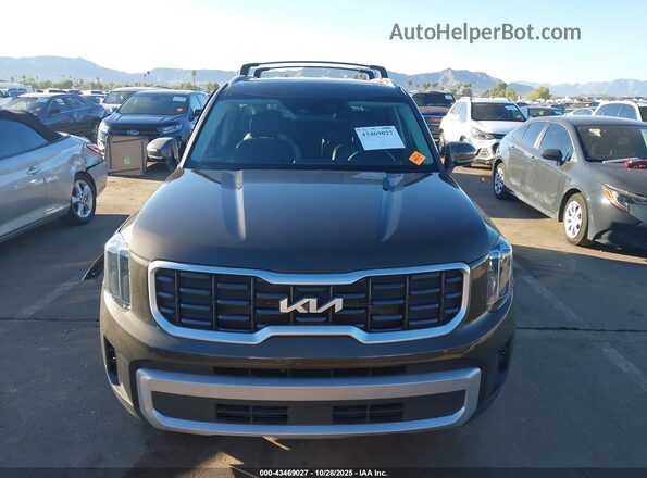 5XYP64GC4RG502067 2024 KIA TELLURIDE Brown წინა პანელის ხედი