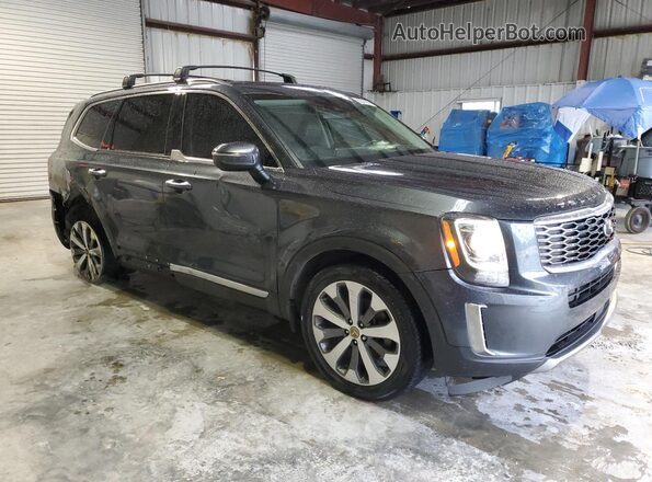 5XYP64HC1LG011798 2020 KIA TELLURIDE Gray Delantero derecho