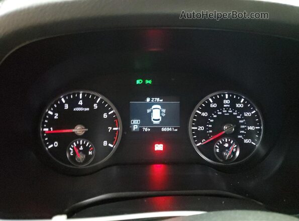 5XYP64HC1LG011798 2020 KIA TELLURIDE Gray Vista del cuadro de instrumentos