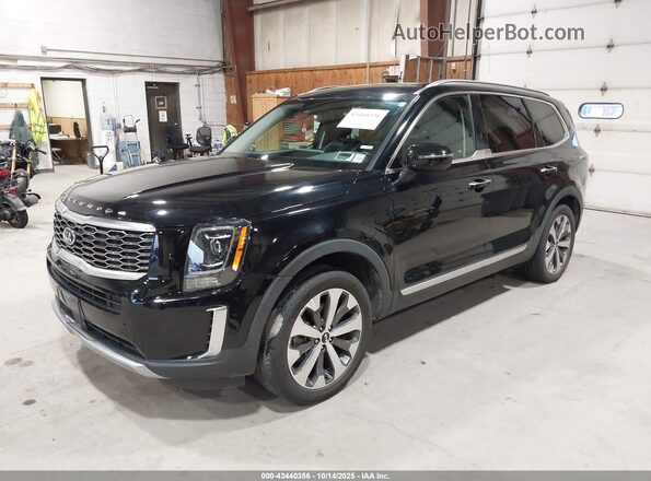 5XYP64HC2LG003547 2020 KIA TELLURIDE Черный Передняя левая четверть