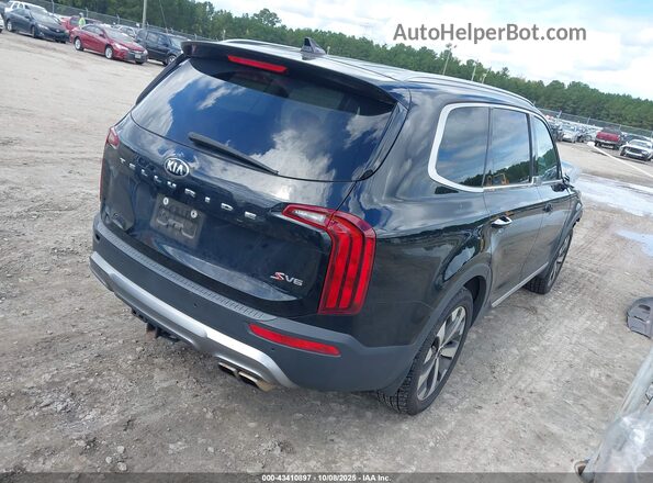 5XYP64HC8MG188639 2021 KIA TELLURIDE Черный Задняя правая четверть
