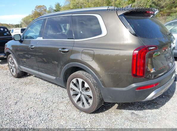 5XYP64HCXLG095622 2020 KIA TELLURIDE Зеленый Задняя левая четверть