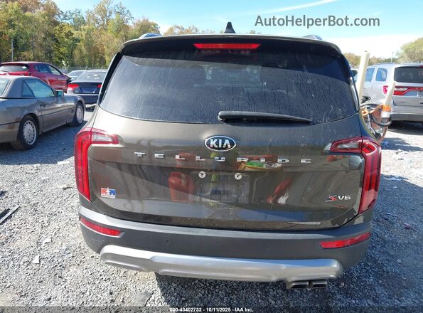 5XYP64HCXLG095622 2020 KIA TELLURIDE Зеленый 