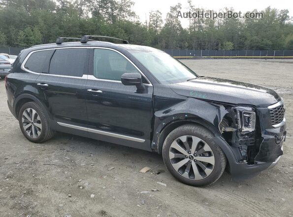 5XYP6DHC0LG032593 2020 KIA TELLURIDE Black Передня права чверть