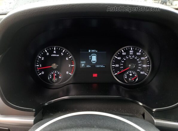 5XYP6DHC0LG032593 2020 KIA TELLURIDE Black Вид щитка приладів