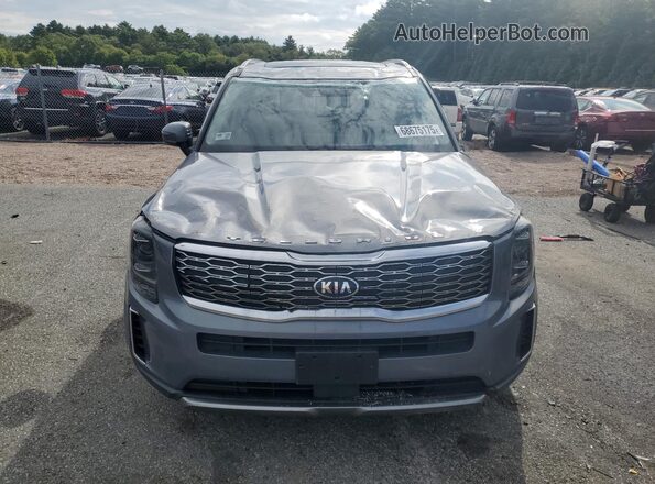 5XYP6DHC0MG115037 2021 KIA TELLURIDE Blue Widok z przodu