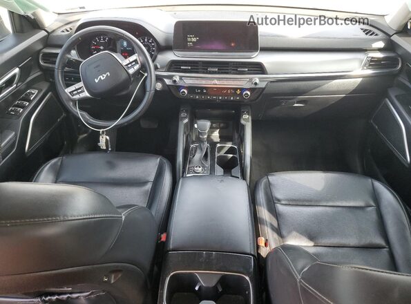 5XYP6DHC1NG236161 2022 KIA TELLURIDE Black Vista del salpicadero
