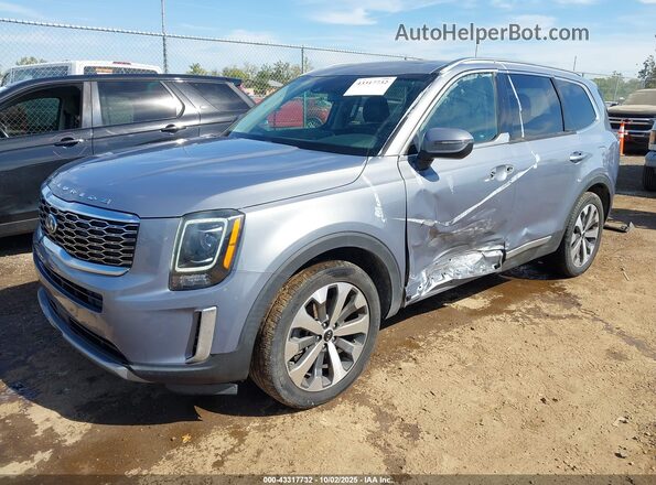 5XYP6DHC4LG012833 2020 KIA TELLURIDE Gray Przód lewy