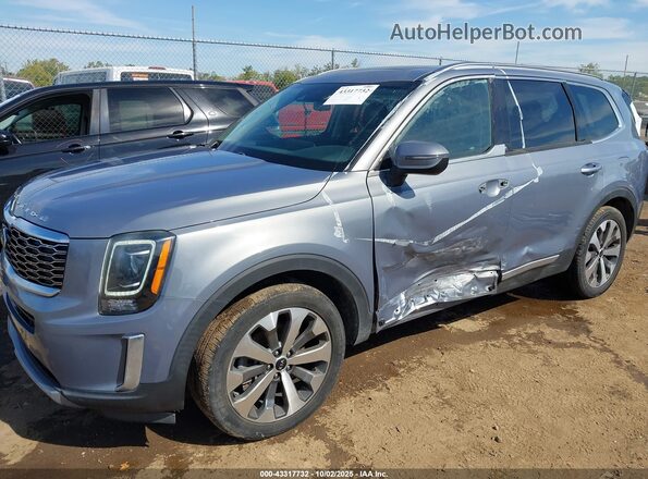 5XYP6DHC4LG012833 2020 KIA TELLURIDE Gray Widok z przodu