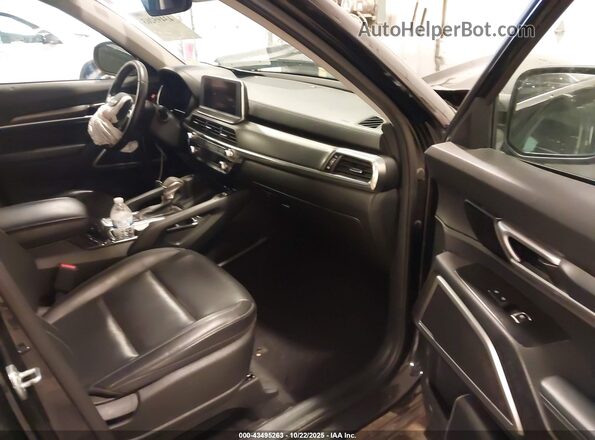 5XYP6DHC4NG239698 2022 KIA TELLURIDE Черный Вид салона спереди
