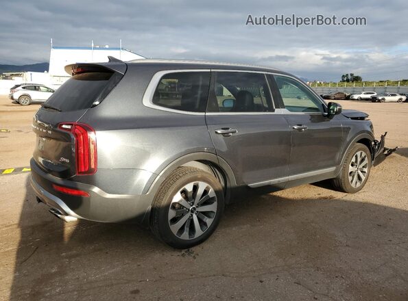 5XYP6DHC7LG045454 2020 KIA TELLURIDE Серый Задняя правая четверть