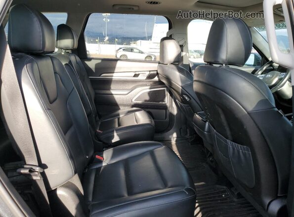 5XYP6DHC7LG045454 2020 KIA TELLURIDE Серый Вид задней части салона