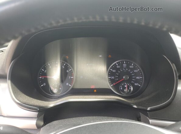 5XYP6DHC8LG063719 2020 KIA TELLURIDE Gray Вид щитка приладів