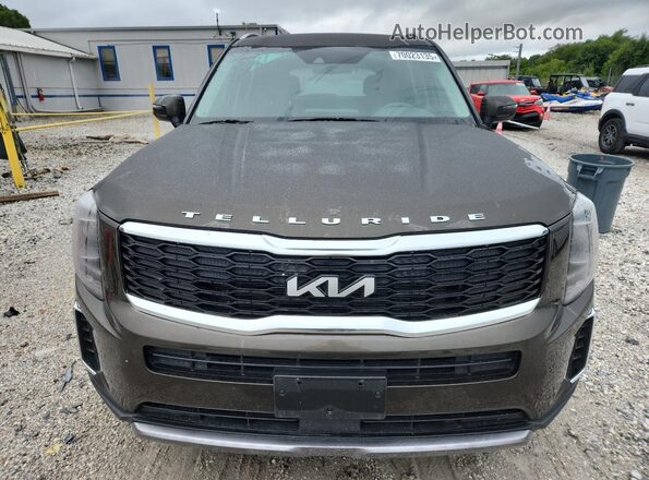 5XYP6DHC9NG306960 2022 KIA TELLURIDE Brown Vista frontal