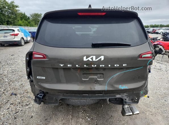 5XYP6DHC9NG306960 2022 KIA TELLURIDE Brown Vista trasera