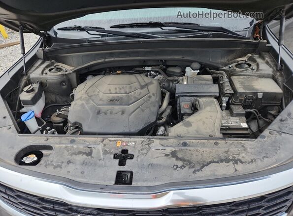 5XYP6DHC9NG306960 2022 KIA TELLURIDE Brown Vista del compartimento del motor