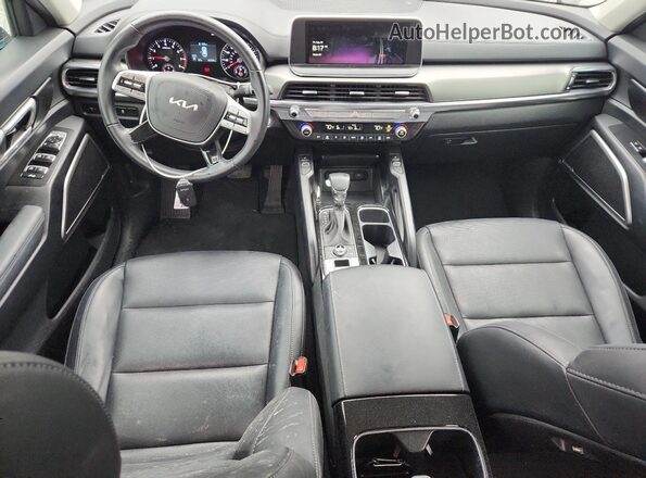 5XYP6DHC9NG306960 2022 KIA TELLURIDE Brown Vista del salpicadero