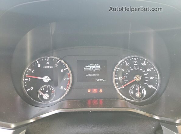 5XYP6DHCXLG023819 2020 KIA TELLURIDE White Vista del cuadro de instrumentos