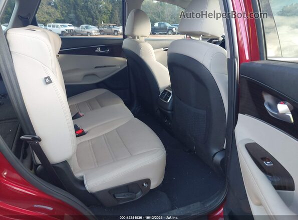 5XYPGDA37LG672825 2020 KIA SORENTO Maroon Widok naklejki z numerem VIN